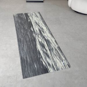 Килимок для йоги каучуковий Marjari Eco Pro Black 4mm