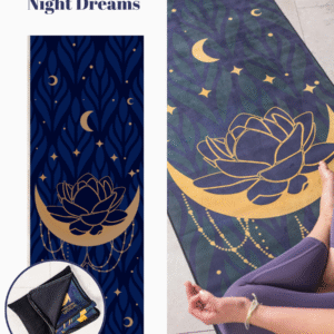 Складний килимок для йоги Marjari Travel Spirit Night Dreams