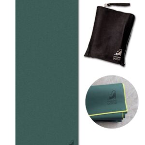 Антиковзкий тревел килимок для йоги 1.5мм Marjari Non Slip Green 183*68см